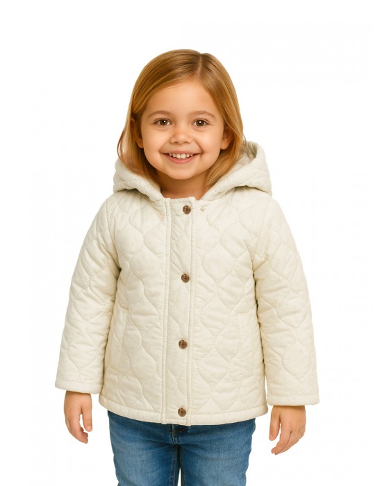 Girls Jacket Quilted Snow White